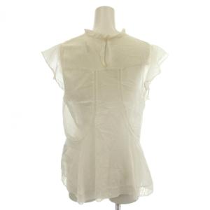 ISABEL MARANT ETOILE ノースリーブ シャツ ブラウス レース 36 白 ホワイト 78018301004 /G