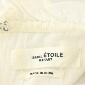 ISABEL MARANT ETOILE ノースリーブ シャツ ブラウス レース 36 白 ホワイト 78018301004 /G