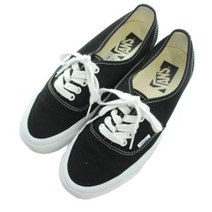 VANS LX AUTHENTIC REISSUE 44 スニーカー ローカット キャンバス 25.5cm 黒 ブラック