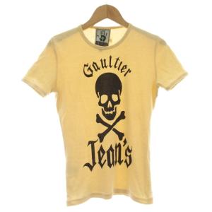 Tシャツ 半袖 スカル カットソー 40 ベージュ GM1806 /G