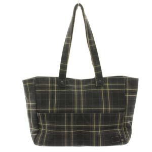 吉田カバン × Neighborhood トートバッグ キャンバス チェック グレー /HN