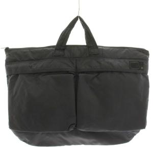 PORTER 吉田カバン × Neighborhood タンカーブリーフケース ハンドバッグ ナイロン ポーチ付 グレー