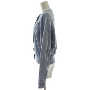 CABaN 23AW コットンカシミヤ クルーネックカーディガン S 水色 長袖 39-02-34-02001 /GG