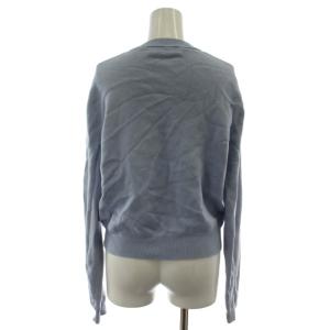 CABaN 23AW コットンカシミヤ クルーネックカーディガン S 水色 長袖 39-02-34-02001 /GG