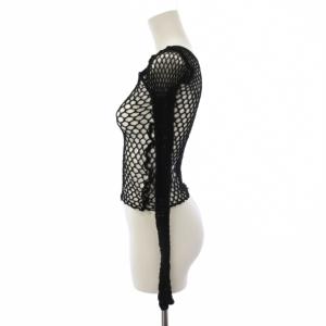 JUNYA WATANABE COMME des GARCONS ニット セーター メッシュ ブラック JK-T029
