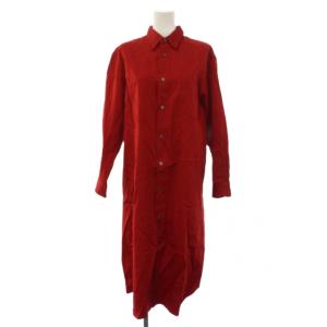 COMME des GARCONS シャツ ワンピース S レッド JF-O017