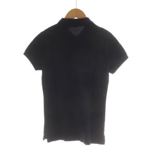 RALPH LAUREN ポロシャツ 半袖 M 黒 ブラック ビーズビッグポニー 34413 /RR