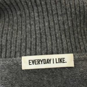 EVERYDAY I LIKE 21AW Aries タートルネックプルオーバー ニット セーター F グレー 21080500803030