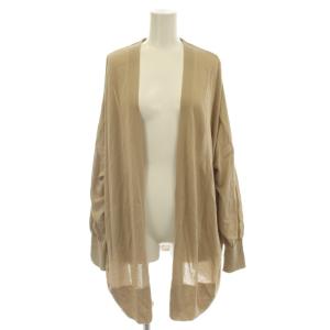 24SS hake code ニット カーディガン ガウン F ベージュ 24080520405010