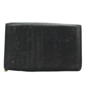 Christian Dior ショルダーバッグ チェーン レザー ブラック