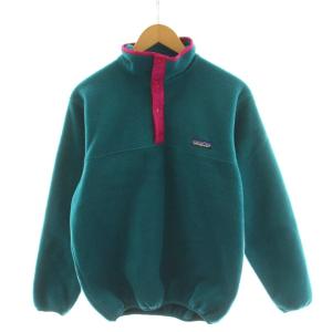 00's ヴィンテージ シンチラジャケット フリースジャケット プルオーバー M 緑 グリーン /AN70