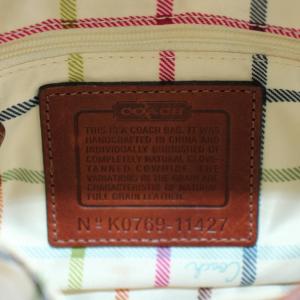COACH ホーボー ハンドバッグ ワンショルダーバッグ レザー 茶 ブラウン 11427 /AN56