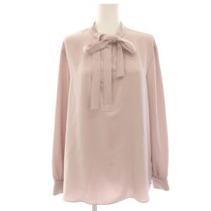 24AW MARVINE JINA J シャツ ブラウス ボウタイ 長袖 40 ピンク 03-4308223-912-040