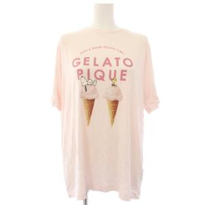 gelato pique PEANUTS 23SS ルームウェア セットアップ Tシャツ カットソー 半袖 イージーパンツ F ピンク