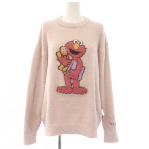 gelato pique セサミストリート 24AW ルームウェア セットアップ ボーダー柄 プルオーバー 長袖 イージーパンツ