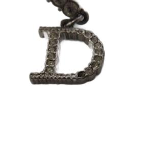 Christian Dior 指輪 リング リボン ストーン クリスタル 9号 シルバー /BM