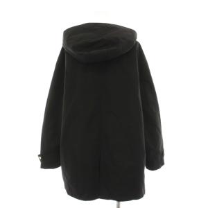 23区 23AW ブライトウェザークロス フーテッド アウター ブルゾン ジャケット 40 黒 ブラック CMWOSA0314