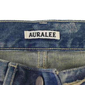 AURALEE ELVEDGE FADED HEAVY DENIM PANTS ボタンフライ 25