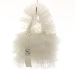 フリルドバッグS Frilled Bag S ハンドバッグ チュール 白 ホワイト MY24SS-ZZ032