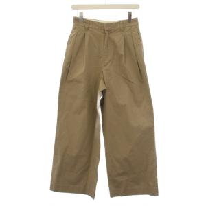WIDE TUCK PT C/L ワイドパンツ リネン 00 ベージュ MB254-3001