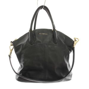ハンドバッグ 2WAY レザー ブラック