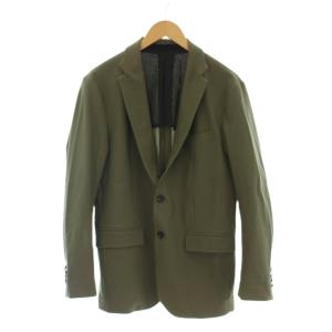 nari/furi セットアップ 上下 ジャケット パンツ  シングルスーツ フォーマル L カーキ ノッチドラペル 長袖