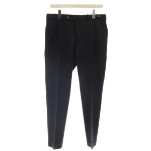 BEAMS F コラボ EVO FIT スラックス パンツ 46 ネイビー 紺 PO35 /G