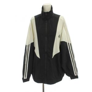 ×MOUSSY ウインドブレーカー ジャケット S 白 黒 長袖 切り替えデザイン /JP