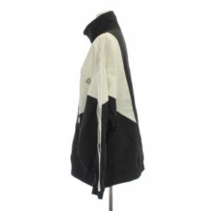 adidas ×MOUSSY ウインドブレーカー ジャケット S 白 黒 長袖 切り替えデザイン /JP