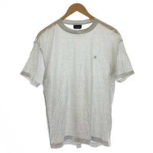 HOMME オム Tシャツ 半袖 ロゴ L ライトグレー /G6