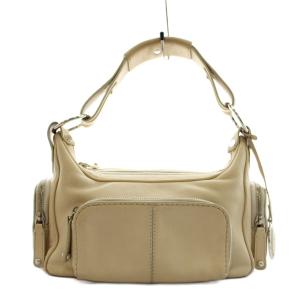 ハンドバッグ ワンショルダーバッグ レザー ベージュ /AN59
