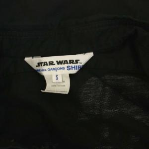 COMME des GARCONS SHIRT STAR WARS スター ウォーズ シャツ コットン S 黒 ブラック 長袖 胸ポケット W20114
