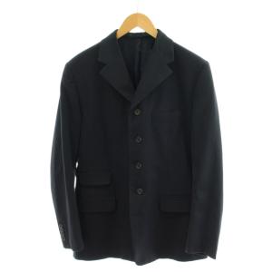 PRADA スーツ セットアップ テーラードジャケット シングル パンツ スラックス 50 48 紺 ネイビー /AN76