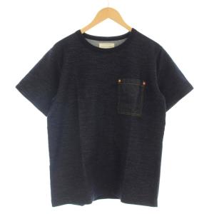 インディゴデニムポケットTシャツ 半袖 Tシャツ 40 インディゴ 5002 /G