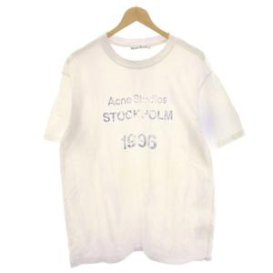 Tシャツ ダメージ加工 ウール L ホワイト FA-UX-KNIT000050