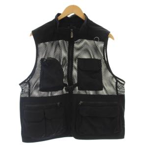 UTILITY MESH VEST メッシュベスト ナイロン L 黒 ブラック NP22331 /G