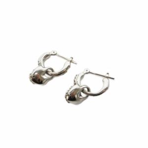 ete エテ-ハート ピアス クリスタル SV925 シルバー /BM（2026/06/11