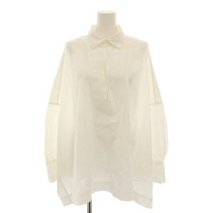 ブリエンヌ BOURRIENNE 24SS シャツ ブラウス スキッパー 長袖 1 白 ホワイト 168-4150112
