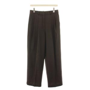 24AW Sleek Flannel DBL Pleat Pant N ダブルプリーツ ワイドパンツ 2タック