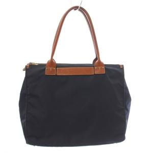 トートバッグ ハンドバッグ ナイロン レザー 紺 ネイビー 20-32 /TK