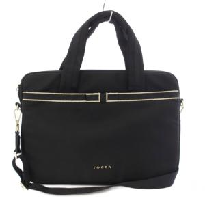 TINY RIBBON PCバッグ ハンドバッグ ショルダーバッグ 2WAY 黒 ブラック /TK