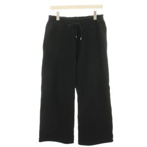 BAGGY SWEAT PANTS スウェットパンツ イージー ワイド 0 黒 ブラック T250-P089