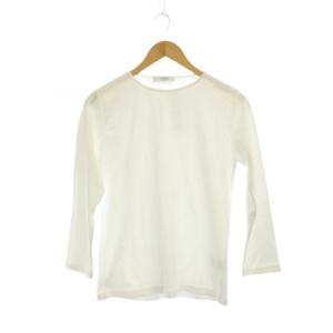 Tシャツ 38 白 ラウンドネック 七分袖 /JP