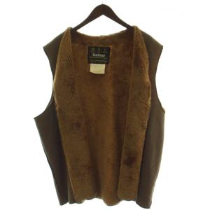 Barbour バブアー-ライナー ベスト C44/112CM 茶 ノースリーブ /GG