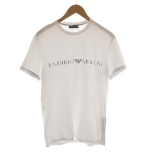 Tシャツ カットソー L 白 ホワイト ロゴ 半袖 /RR