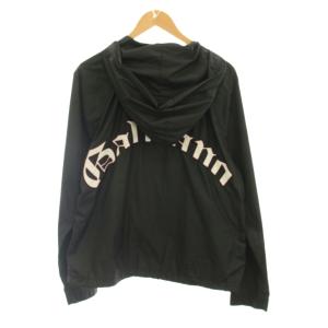 John Galliano ジャケット パーカー ジップアップ M L 黒 ブラック フード付き 長袖 /YM