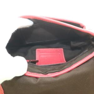 COACH シグネチャー ショルダーバッグ フラップ ベージュ ピンク 10569 /MI