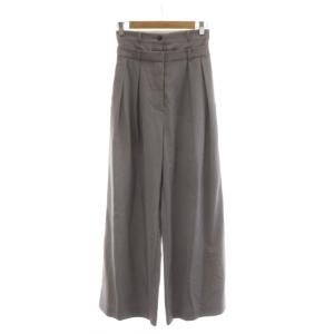 24SS レイヤードライク2WAYパンツ スラックス 0 グレー ワイド /RR