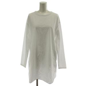 Tシャツ カットソー 38 白 長袖 無地 /GG