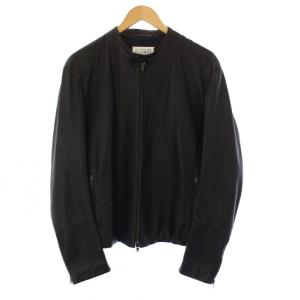 13AW シングルライダースジャケット 50 ブラック S30AM0241